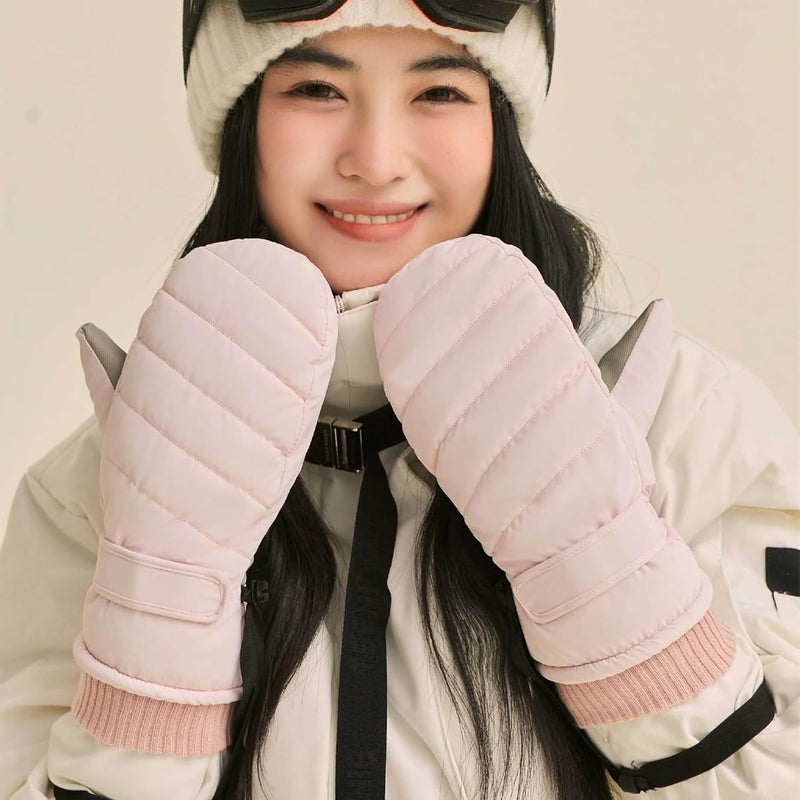 UTOWO Outdoors Winter Ski Mittens for Men Women - Warm Snow Mitts for Cold Weather Non-Slip Water-Repellent Gloves Windproof - Image 3